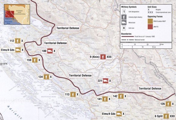 1200px-Map_6_-_Croatia_-_Knin-Zadar-North_Dalmatia_Operation_-_January_1992-580x396